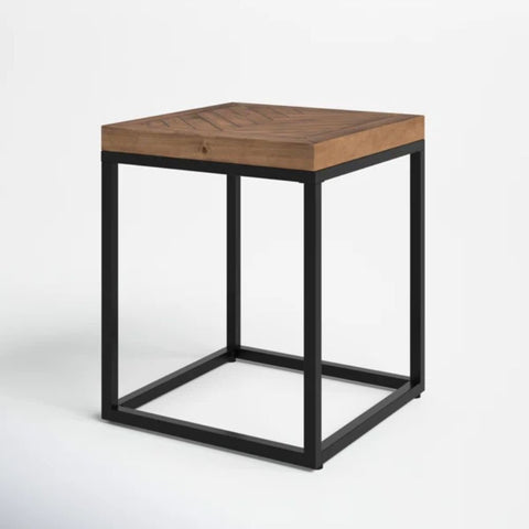 Solid Wood End Table | Living Room Accent Side Table – Oakvello