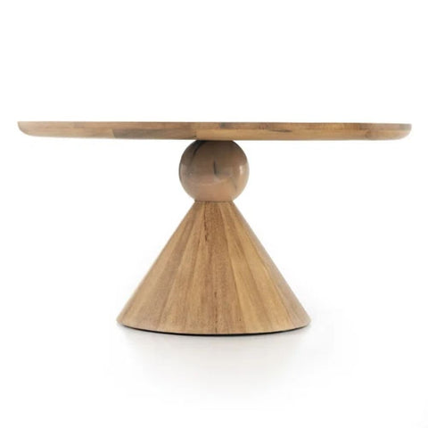 Solid Wood Round Dining Table | Classic Kitchen & Dining Furniture – Oakvello