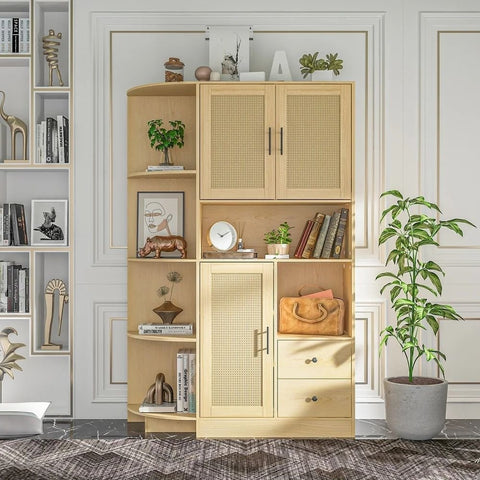 Solid Wood Multi-Functional Entryway Cabinet | Hallway Storage Furniture – Oakvello