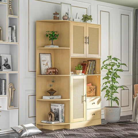 Solid Wood Multi-Functional Entryway Cabinet | Hallway Storage Furniture – Oakvello