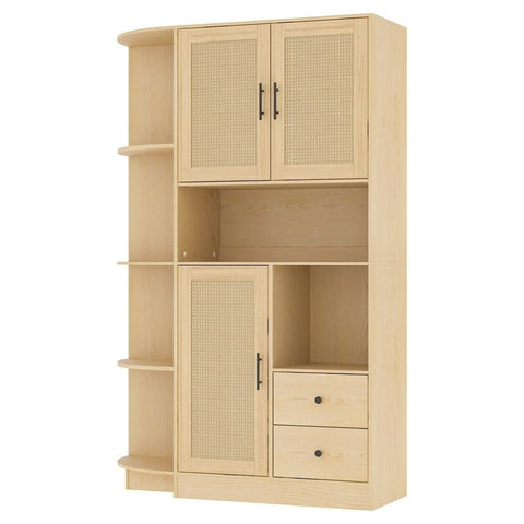 Solid Wood Multi-Functional Entryway Cabinet | Hallway Storage Furniture – Oakvello