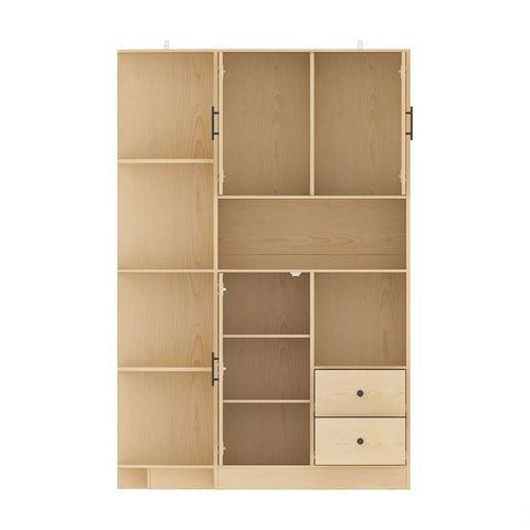 Solid Wood Multi-Functional Entryway Cabinet | Hallway Storage Furniture – Oakvello