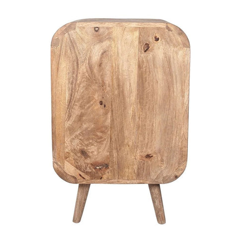 Solid Wood 2-Door Side Cabinet | Living Room Storage Furniture – Oakvello
