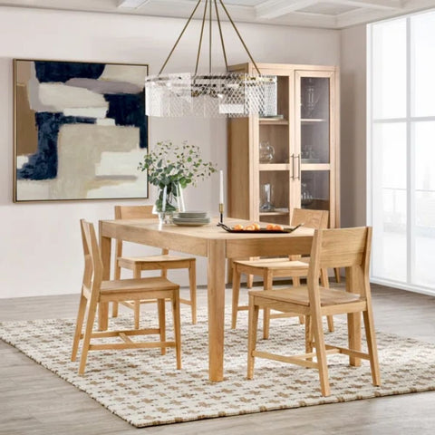 Solid Sheesham Wood Dining Table | Durable Kitchen & Dining Furniture – Oakvello