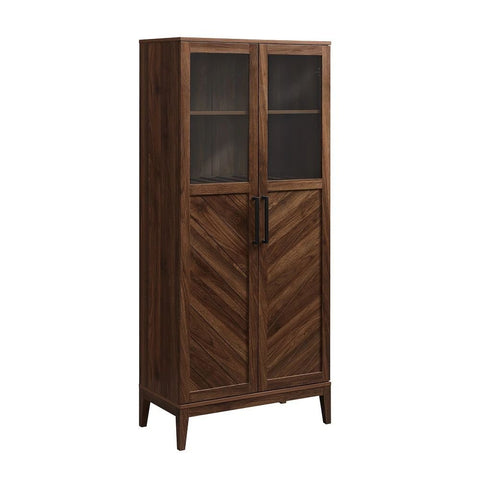 Wooden Finish Solid Wood Sideboard | Living Room Storage Cabinet – Oakvello
