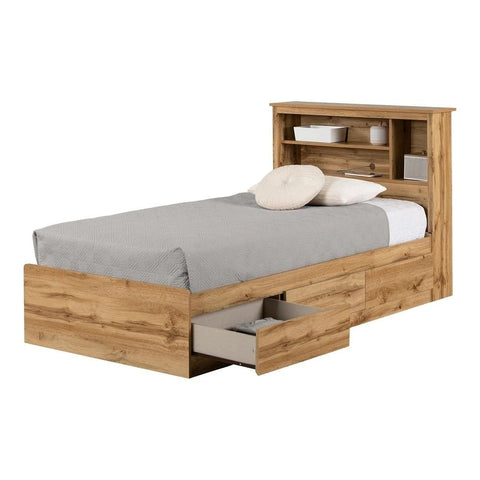 Solid Wood Bed & Headboard Set | Complete Bedroom Furniture – Oakvello