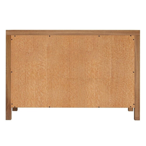 Natural Brown Solid Wood 6-Drawer Cabinet | Bedroom Storage Furniture – Oakvello