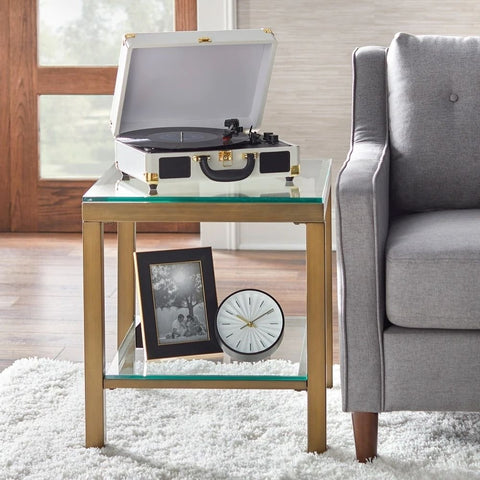 Solid Wood End Table | Living Room Accent Side Table – Oakvello