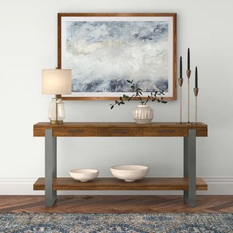 Solid Wood Console Table | Entryway & Hallway Furniture – Oakvello
