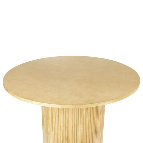 Round Solid Wood Kitchen Dining Table | Natural Hardwood Furniture – Oakvello