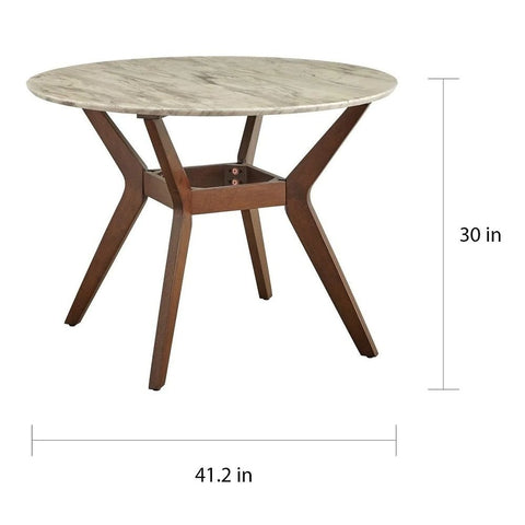Solid Wood Round Dining Table | Natural Hardwood Kitchen Furniture – Oakvello