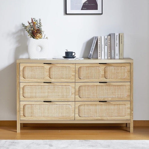 Modern Solid Wood Chest of Drawers with Metal Handles | Bedroom Storage – Oakvello