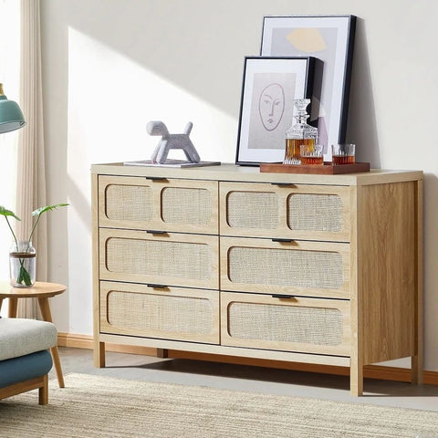 Modern Solid Wood Chest of Drawers with Metal Handles | Bedroom Storage – Oakvello