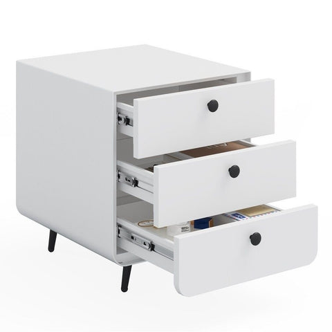 Modern Solid Wood Bedside Storage Cabinet | Bedroom Nightstand – Oakvello