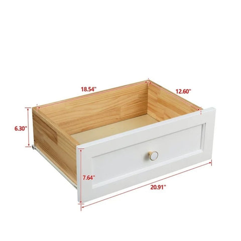 6-Drawer Solid Wood Bedroom Dresser | Modern Storage Chest – Oakvello