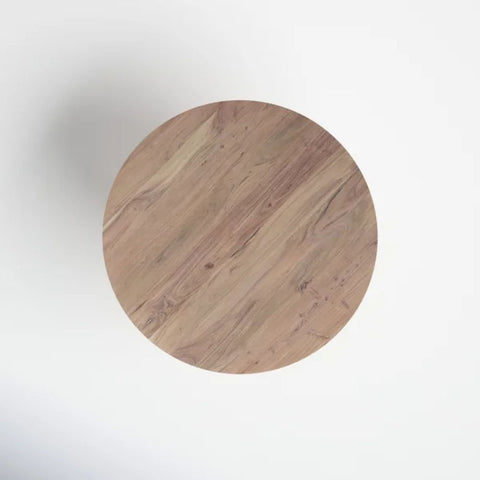 Solid Wood Round Dining Table | Natural Hardwood Kitchen Furniture – Oakvello