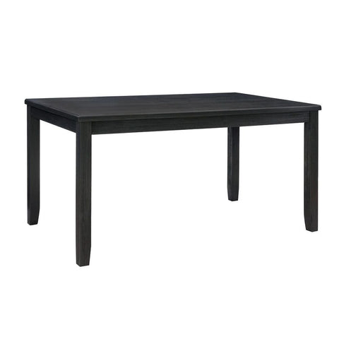 Black Wash Solid Wood Dining Table | Bold Kitchen & Dining Furniture – Oakvello