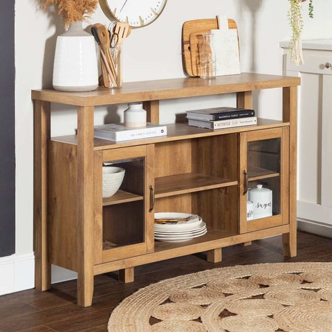 Solid Wood TV Console Cabinet | Media Storage & Living Room Furniture – Oakvello