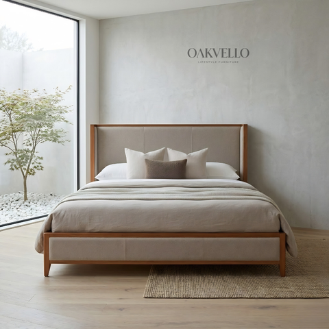 Haven Wingback Storage Bed