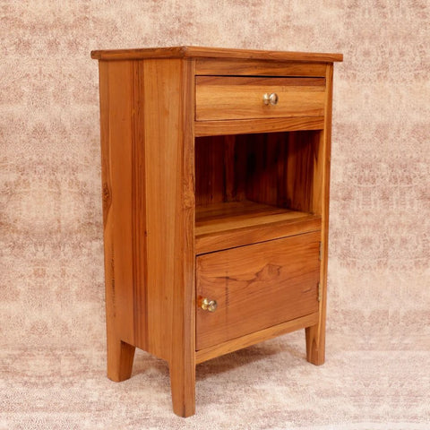 Simple Solid Wood Bedside Table | Minimalist Bedroom Nightstand – Oakvello