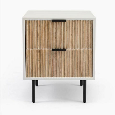 21-Inch Solid Wood Nightstand | Compact Bedroom Bedside Table – Oakvello