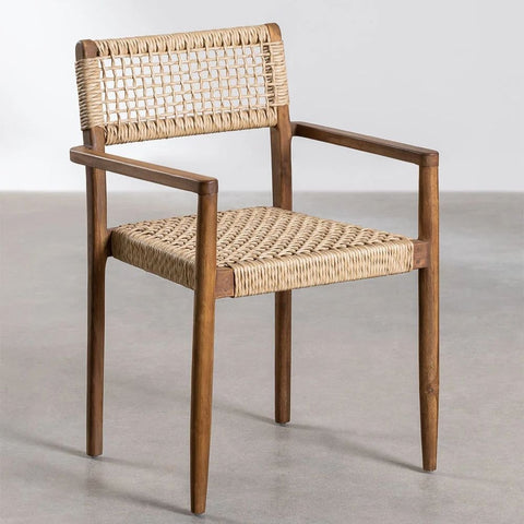 Orebro Solid Teak Wood Dining Chair | Premium Kitchen Seating – Oakvello