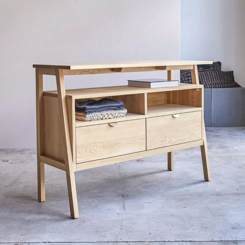 Jaipuri Solid Mango Wood Console Table | Heritage Entryway Furniture – Oakvello