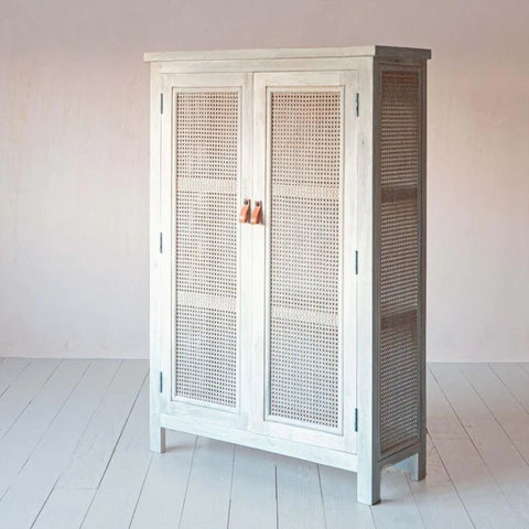 Solid Wood Almirah | Living Room & Bedroom Storage Wardrobe – Oakvello