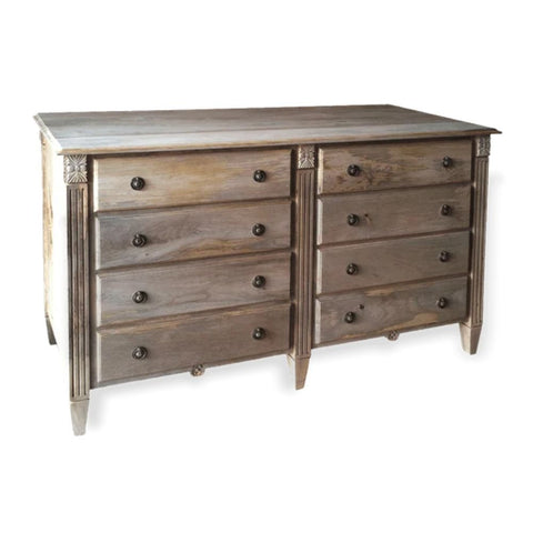 Natural Solid Wood Chest of Drawers | Bedroom Storage Dresser – Oakvello