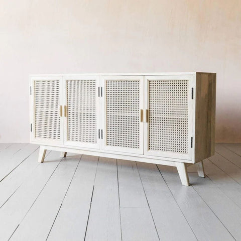 Solid Wood Sideboard | Stylish Living Room Storage Furniture – Oakvello