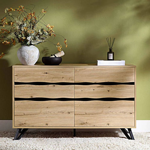 6-Drawer Chest of Drawers | Large Solid Wood Bedroom Dresser – Oakvello