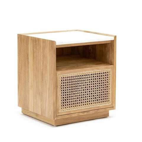 Stylish Solid Wood Bedside Table | Premium Bedroom Nightstand – Oakvello