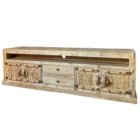 Solid Wood Media Console | TV Stand & Living Room Storage – Oakvello