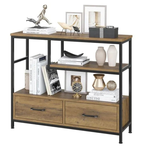Ajmeri 39" Console Table | Solid Wood Entryway & Hallway Furniture – Oakvello