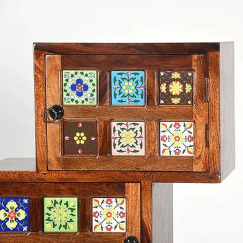 Meera Solid Sheesham Wood Bookshelf | Living Room Display Storage – Oakvello