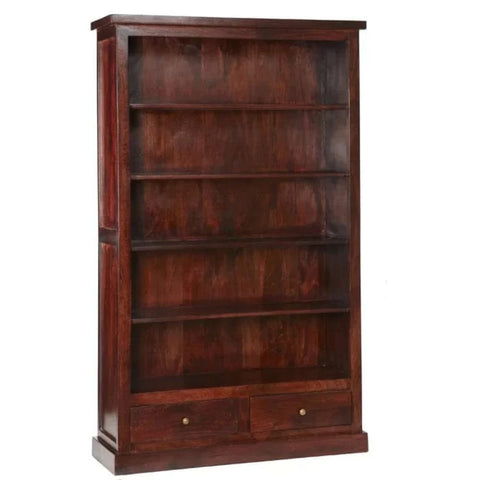 Solid Wood Standard Bookcase | Living Room Display & Storage – Oakvello