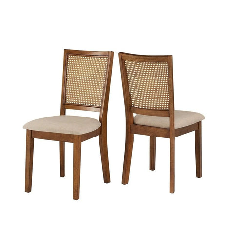 Solid Wood Dining Chair Set of 2 | Classic Kitchen & Dining Seating – Oakvello