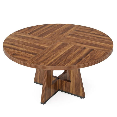Solid Wood Round Dining Table | Kitchen & Dining Room Furniture – Oakvello