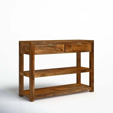 Rectangular Solid Wood Console Table | Entryway & Hallway Furniture – Oakvello