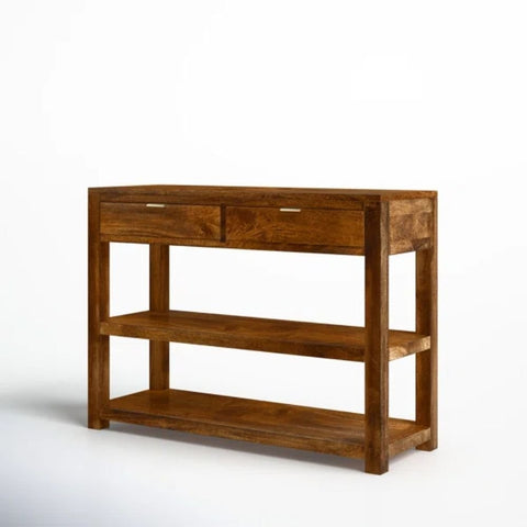 Rectangular Solid Wood Console Table | Entryway & Hallway Furniture – Oakvello