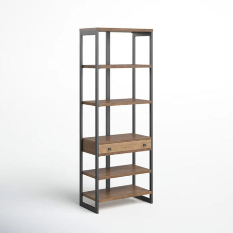 Solid Wood Bookshelf | Living Room Display & Storage Furniture – Oakvello
