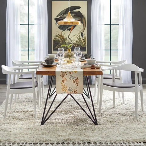 Solid Wood Dining Table | Classic Kitchen & Dining Room Furniture – Oakvello