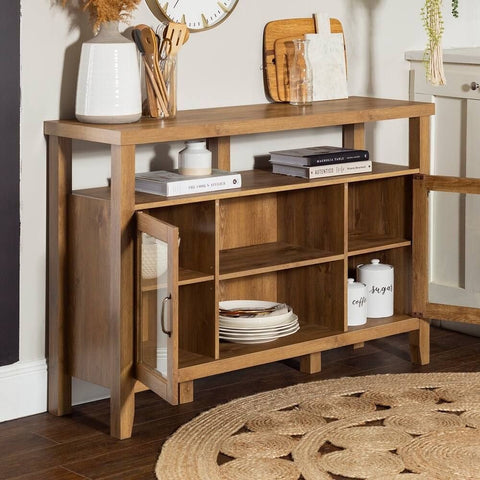 Solid Wood TV Console Cabinet | Media Storage & Living Room Furniture – Oakvello