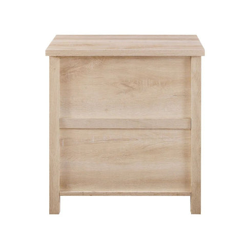 Solid Wood 3-Drawer Nightstand | Spacious Bedroom Bedside Table – Oakvello