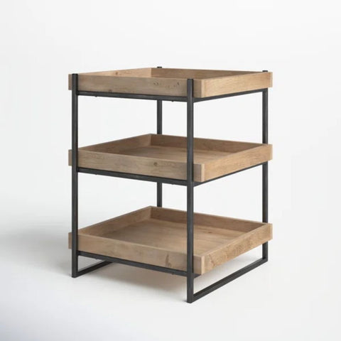 Solid Wood Nesting End Tables | Space-Saving Living Room Accent Furniture – Oakvello