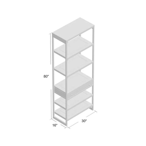 Solid Wood Bookshelf | Living Room Display & Storage Furniture – Oakvello