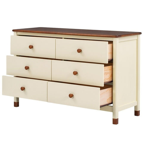 Solid Wood 6-Drawer Chest & Storage Cabinet | Bedroom Furniture – Oakvello