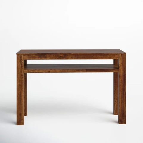 Jodhpuri Solid Wood Console Table | Handcrafted Heritage Entryway Furniture – Oakvello