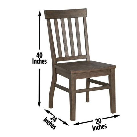 Solid Wood Dining Chair Set of 2 | Sturdy Kitchen & Dining Seating – Oakvello