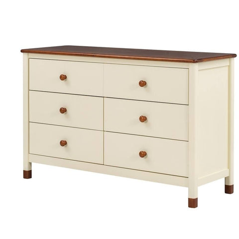 Solid Wood 6-Drawer Chest & Storage Cabinet | Bedroom Furniture – Oakvello